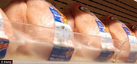 Chilled food labels